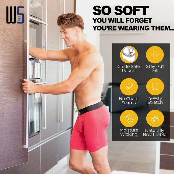 WarriorFit Moisture Wicking Fabric - W/Chafe Safe Pouch 7 Pack West - Picture 5 of 8